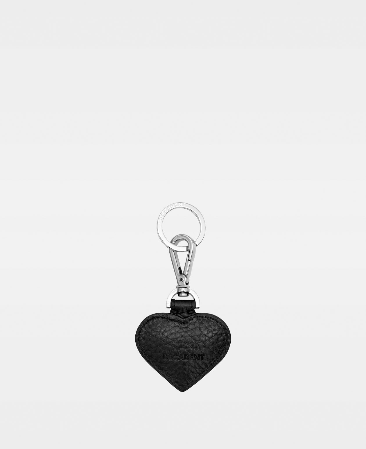 SMALL HEART key ring - Black