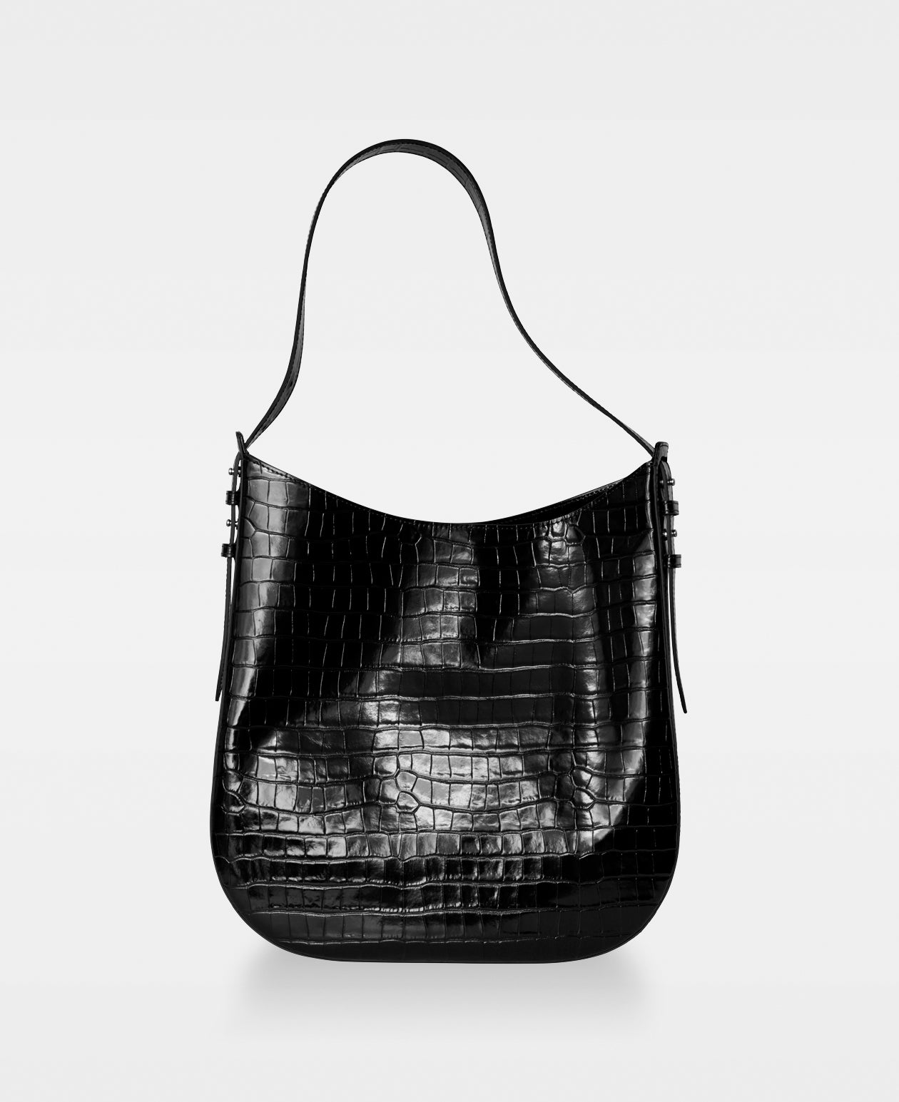DECADENT COPENHAGEN FARRAH hobo bag Crossbody tasker Croco Black