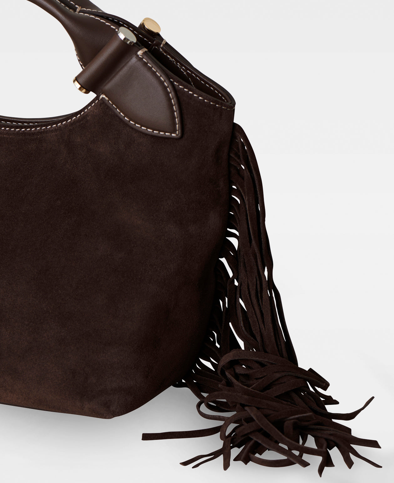 DECADENT COPENHAGEN MISSY small tote Totes Suede Dark Brown