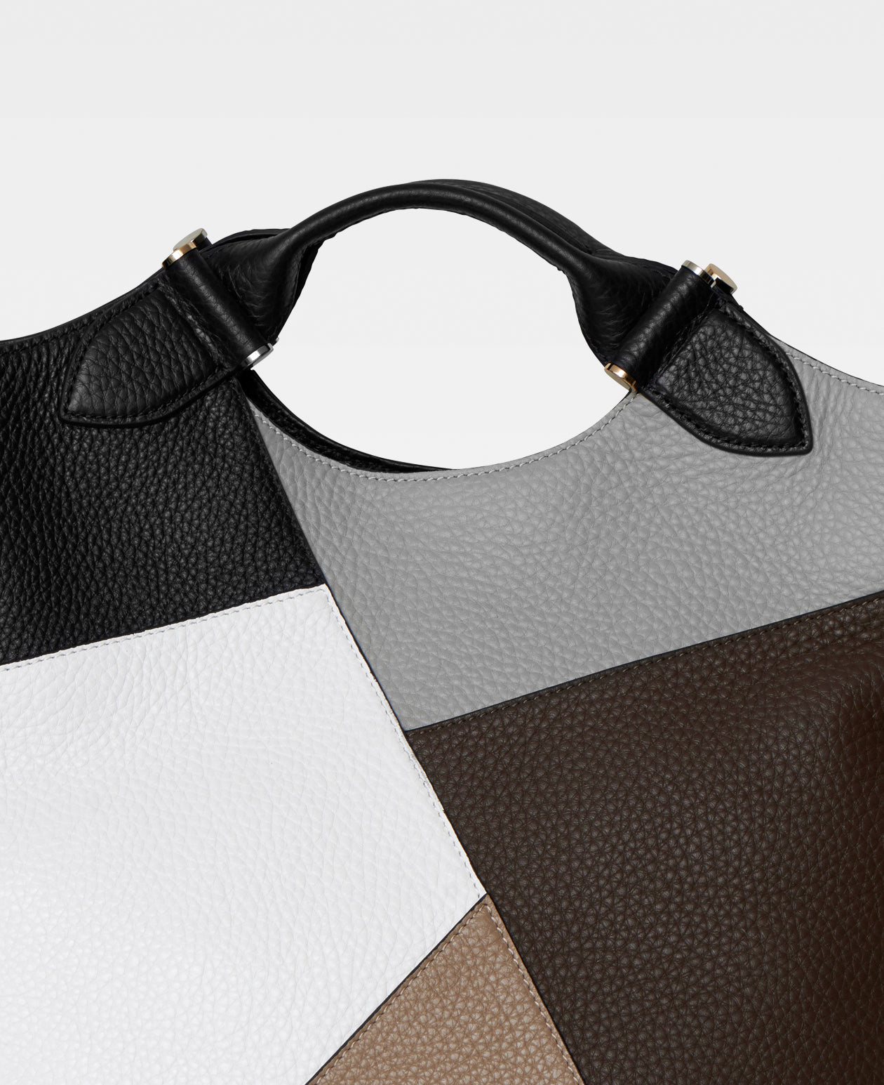 DECADENT COPENHAGEN STELLA patchwork big tote Totes Black
