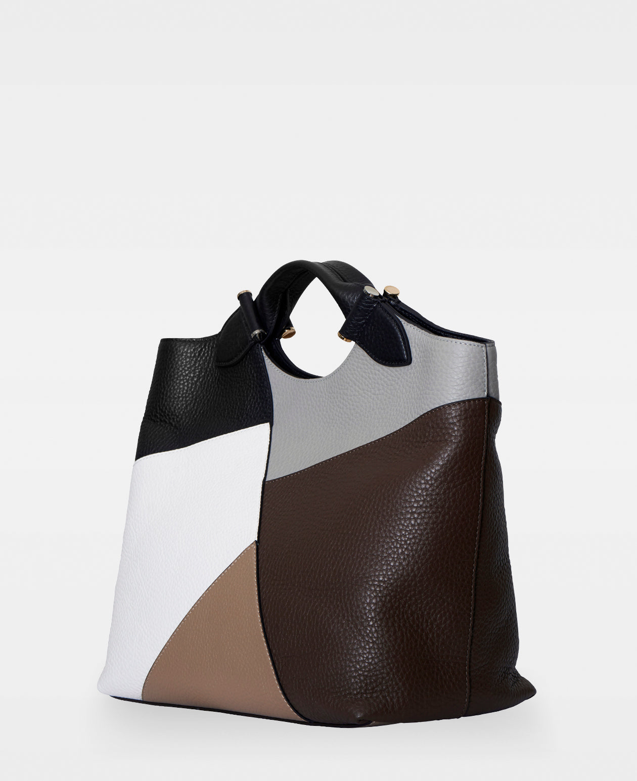 DECADENT COPENHAGEN STELLA patchwork big tote Totes Black