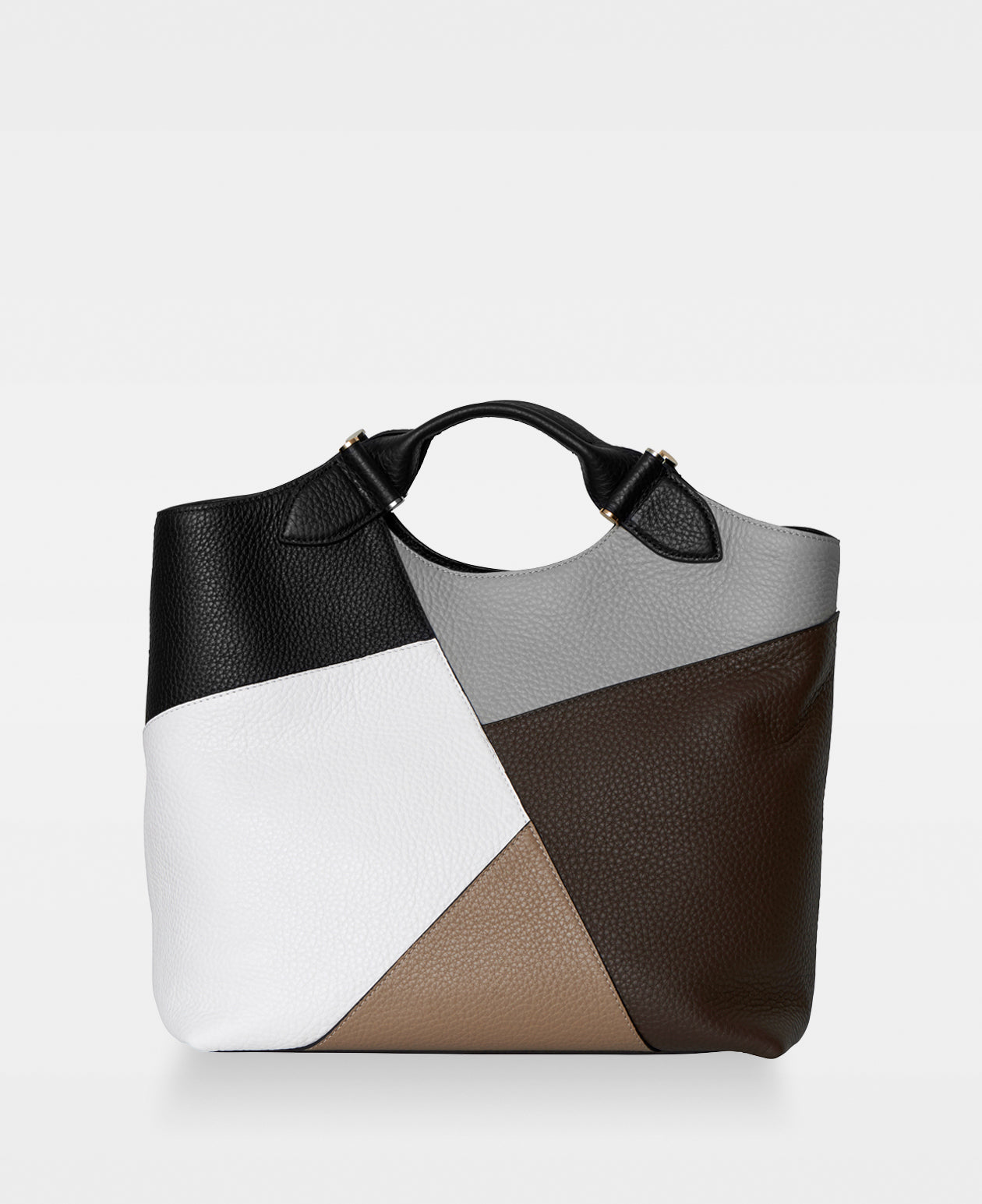 DECADENT COPENHAGEN STELLA patchwork big tote Totes Black