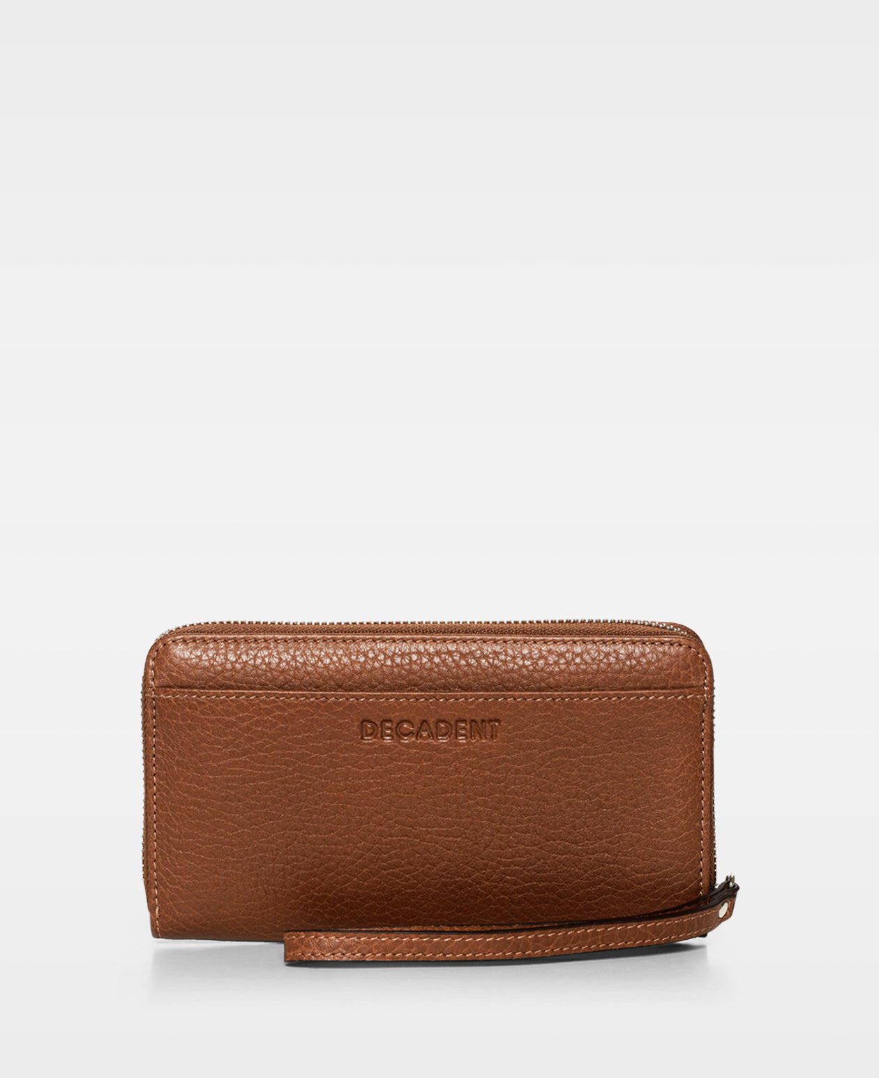 DECADENT COPENHAGEN ERIN zip wallet Punge Cognac