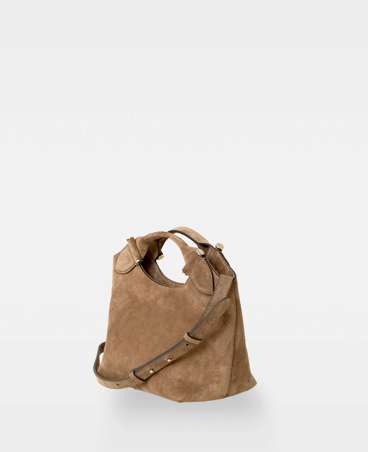 MINNA small tote - Suede Tan