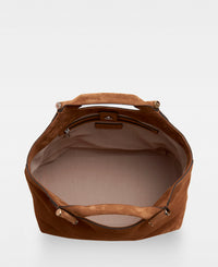 STELLA big tote - Suede Cognac