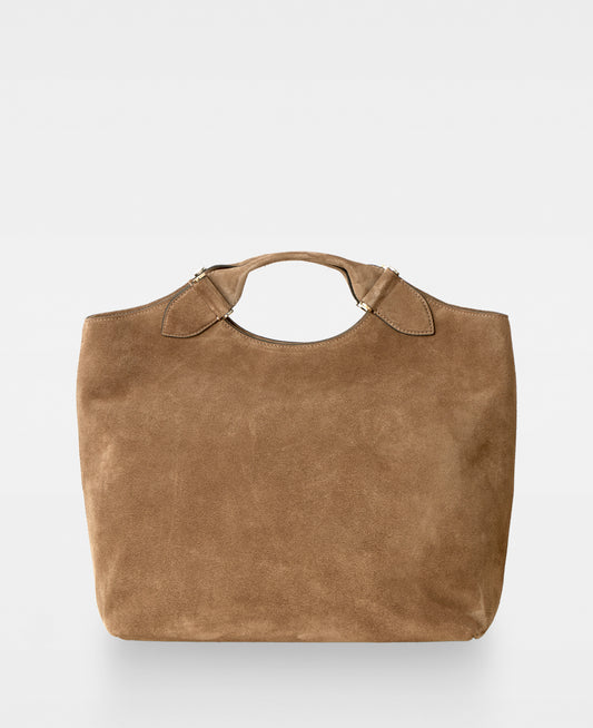 STELLA big tote - Suede Tan