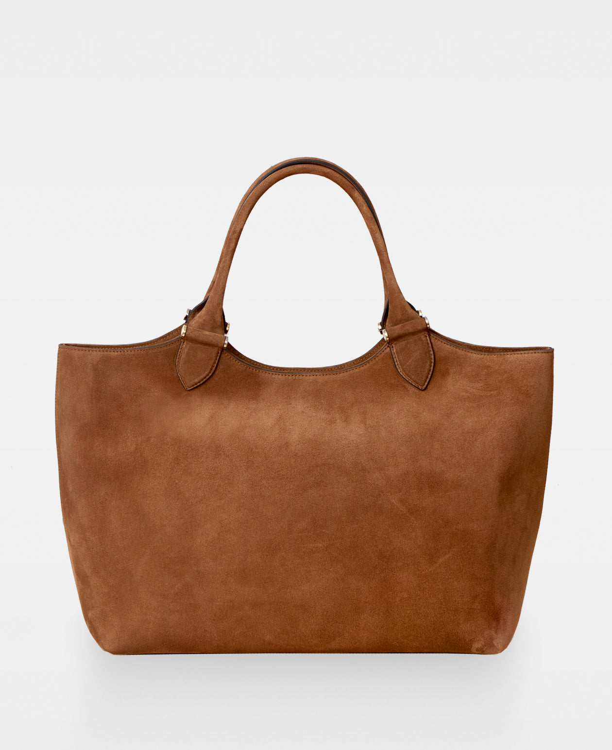ELOUISE big tote - Suede Cognac