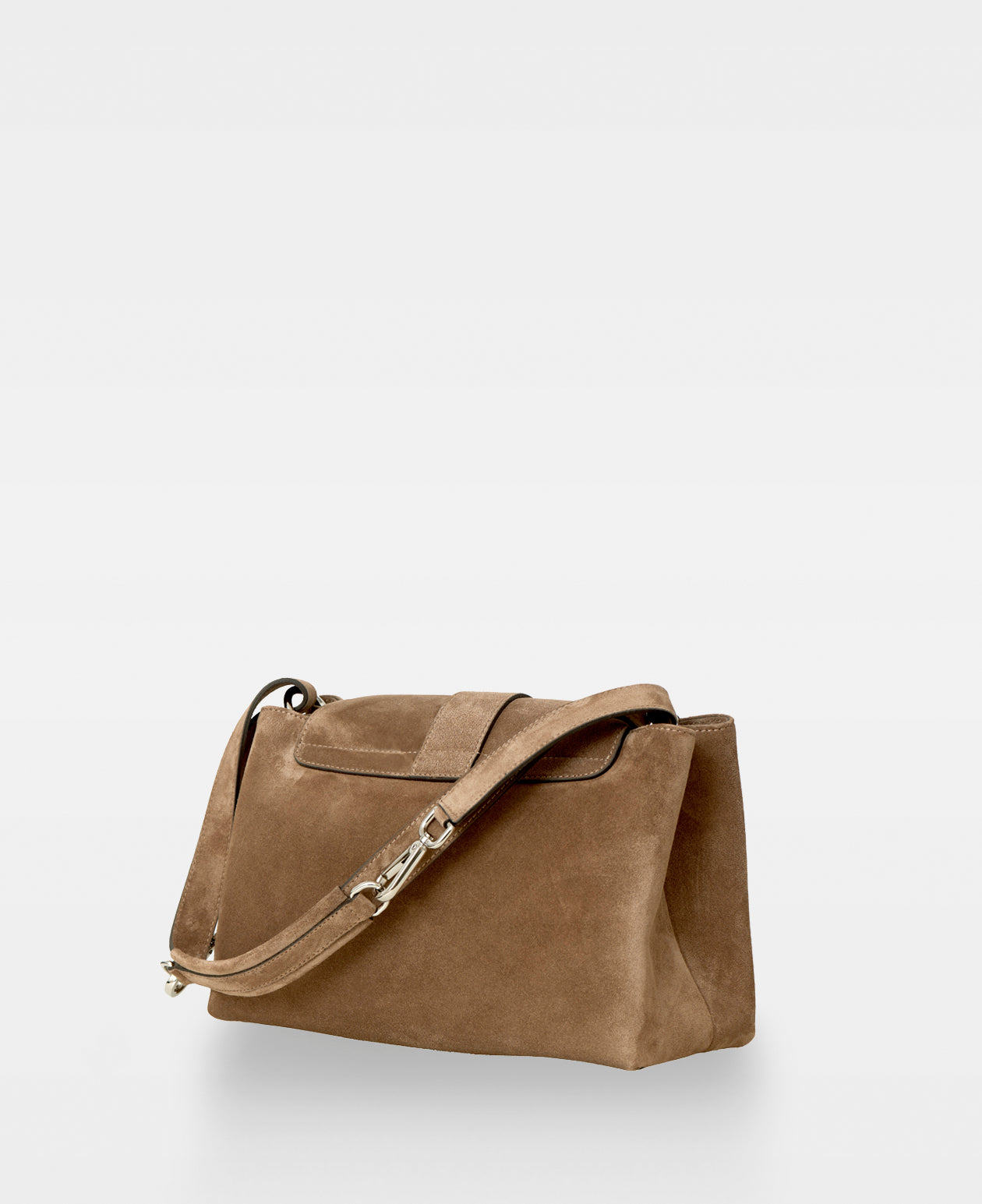 CATHY shoulder bag - Suede Tan