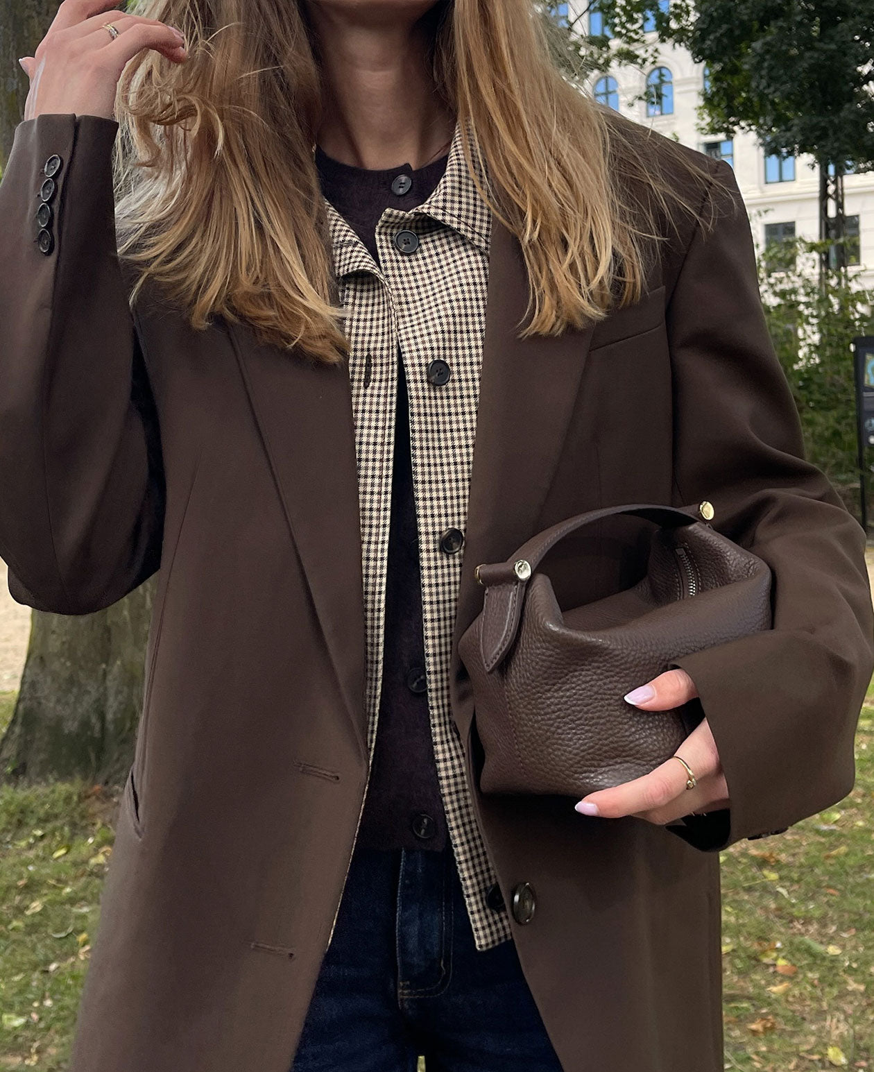 CALLY box bag - Mocha