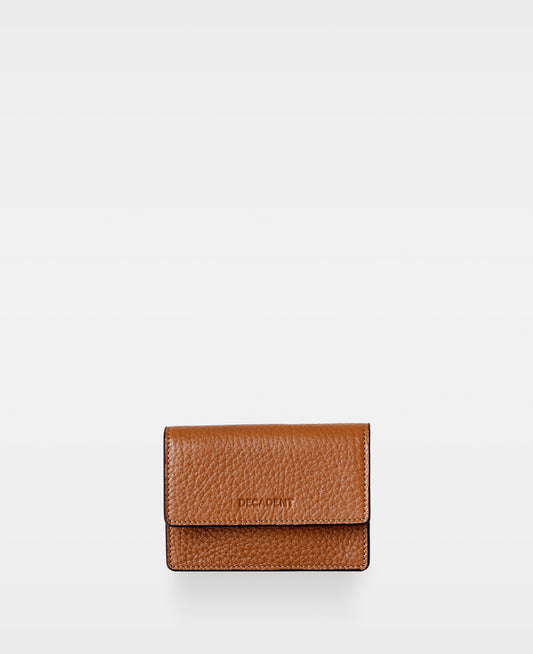 DECADENT COPENHAGEN DARCY tiny wallet Punge Cognac 