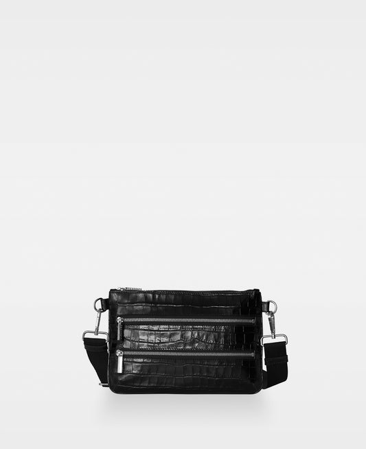DECADENT COPENHAGEN JADE belt bag Bæltetasker Croco Black