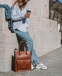 RINA arbejdstaske- Cognac