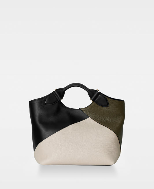 DECADENT COPENHAGEN TEDDY patchwork tote Totes Olive