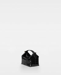 DECADENT COPENHAGEN CALLY box bag Håndtasker Croco Black