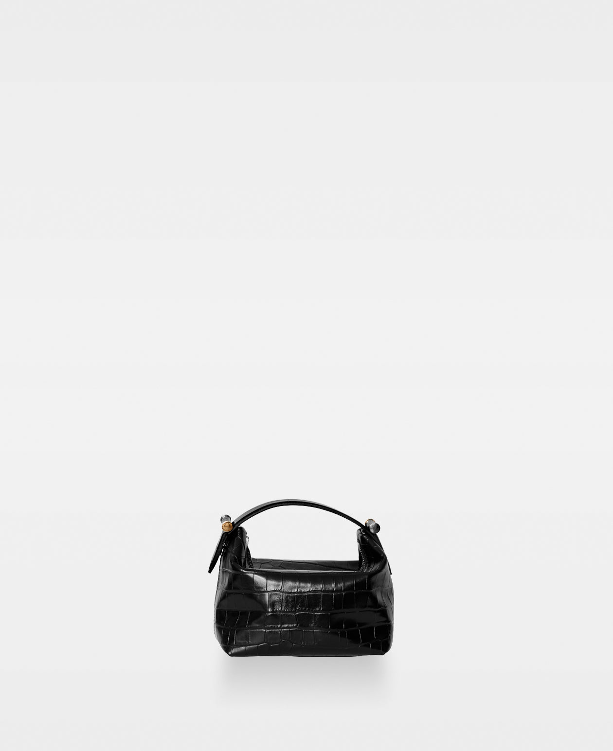 DECADENT COPENHAGEN CALLY box bag Håndtasker Croco Black
