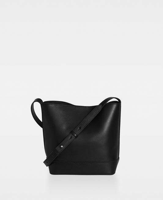 DECADENT COPENHAGEN EDITH small bucket bag Crossbody tasker Vegetal Black