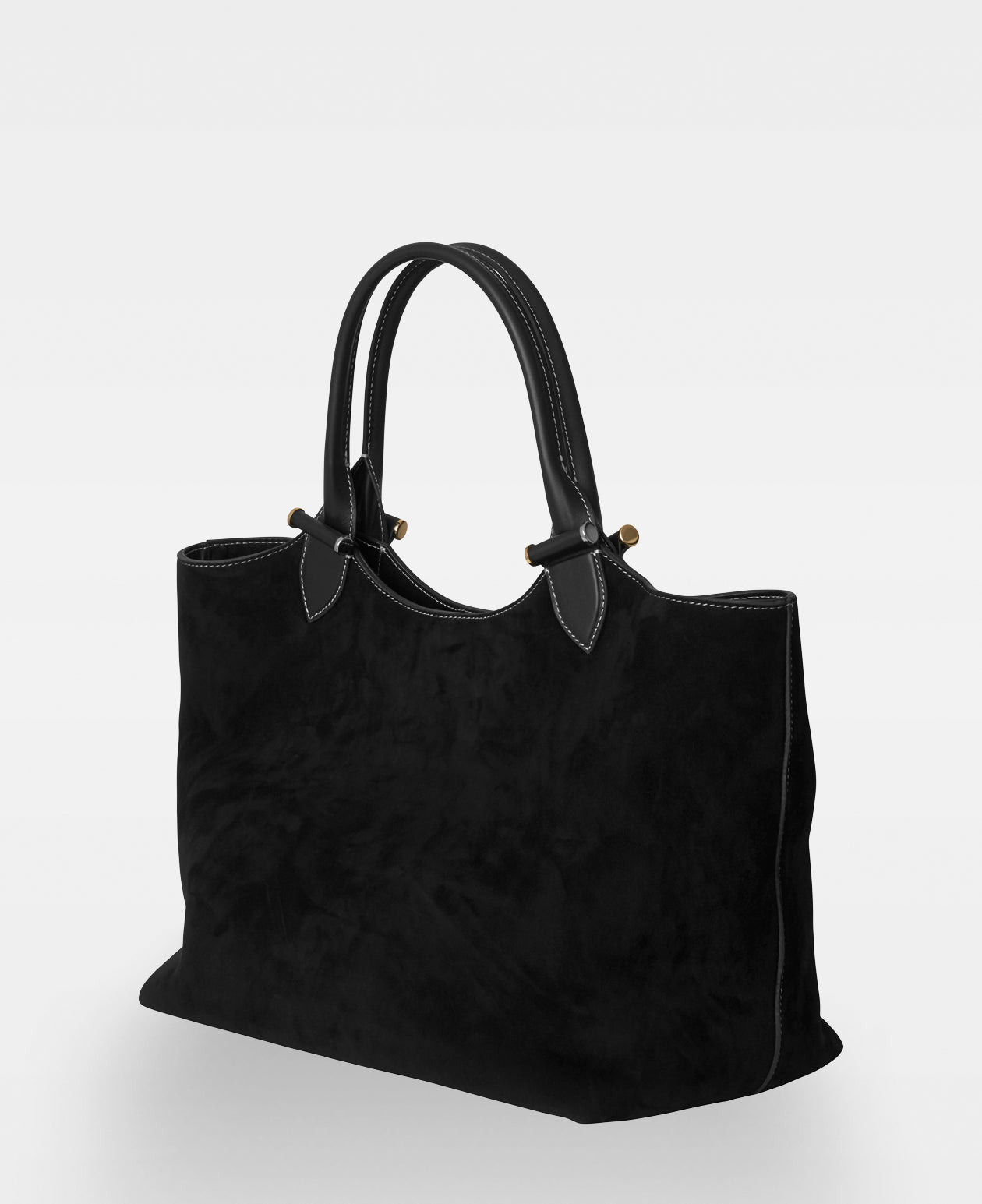 DECADENT COPENHAGEN ELOUISE big tote Totes Suede Black