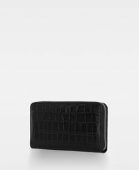 DECADENT COPENHAGEN ERIN zip wallet Punge Croco Black