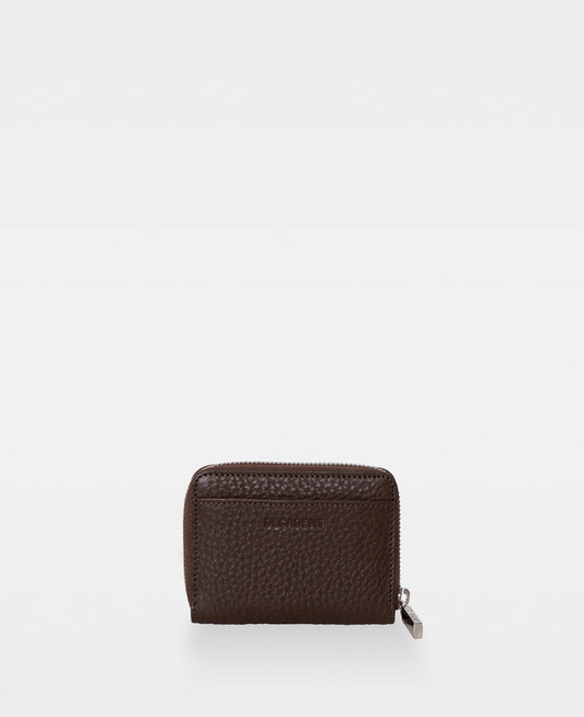 DECADENT COPENHAGEN ESSIE mini zip wallet Punge Mocha