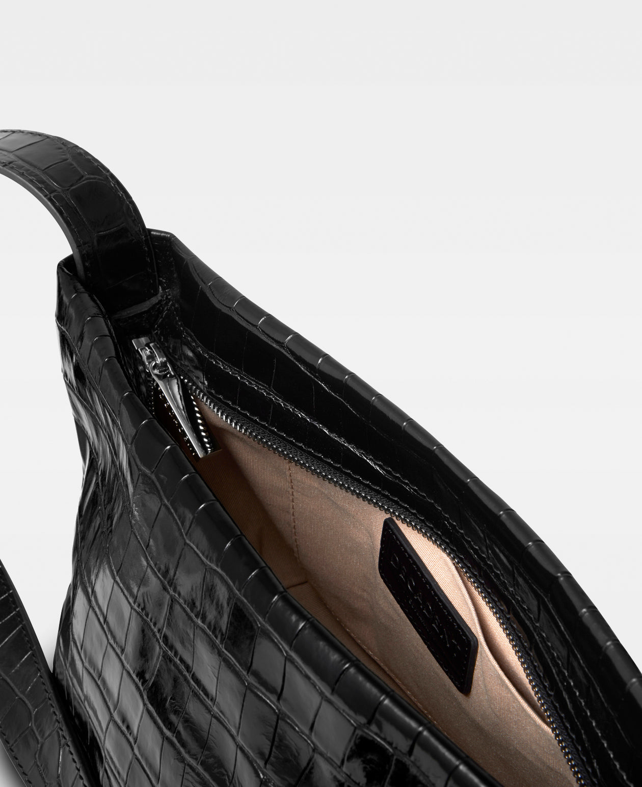 DECADENT COPENHAGEN FEO crossbody bag Crossbody tasker Croco Black