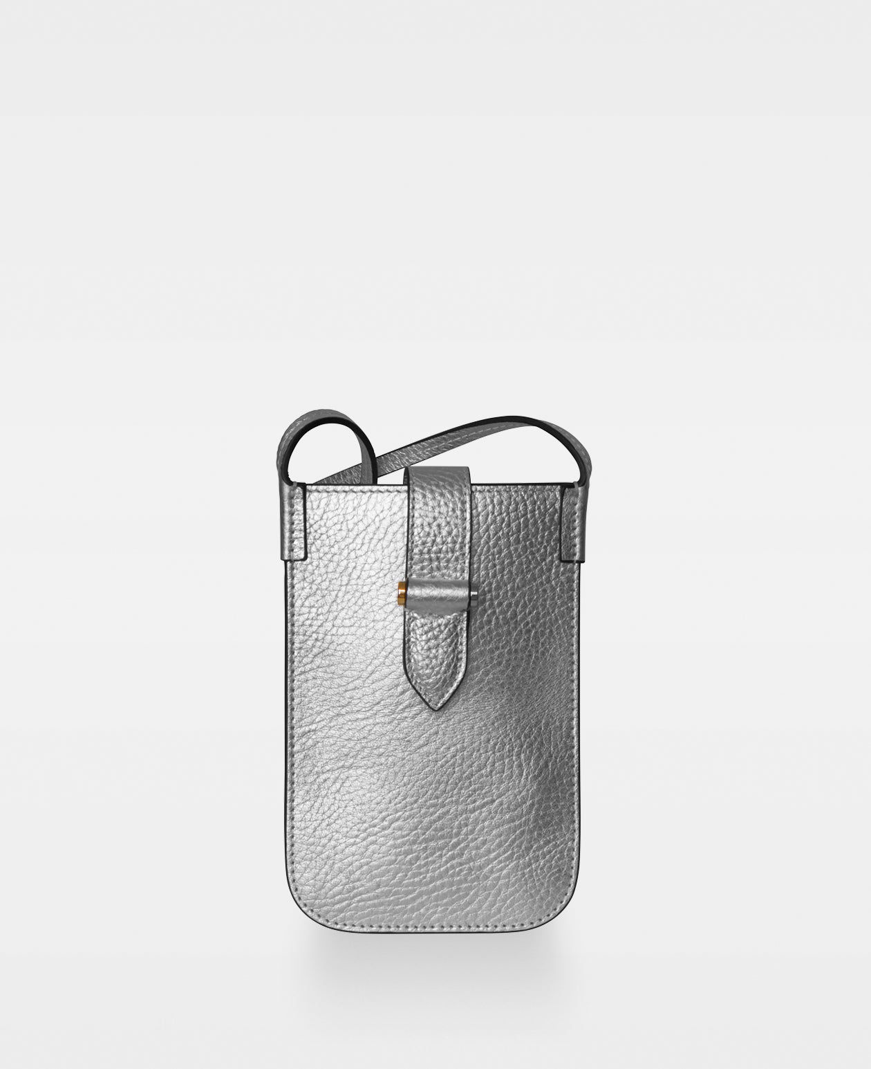 DECADENT COPENHAGEN FIONA mobile crossbody bag Crossbody tasker Silver Metallic