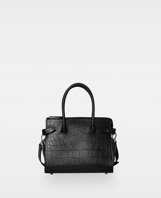 DECADENT COPENHAGEN GRACE x-small shopper Shoppere Croco Black