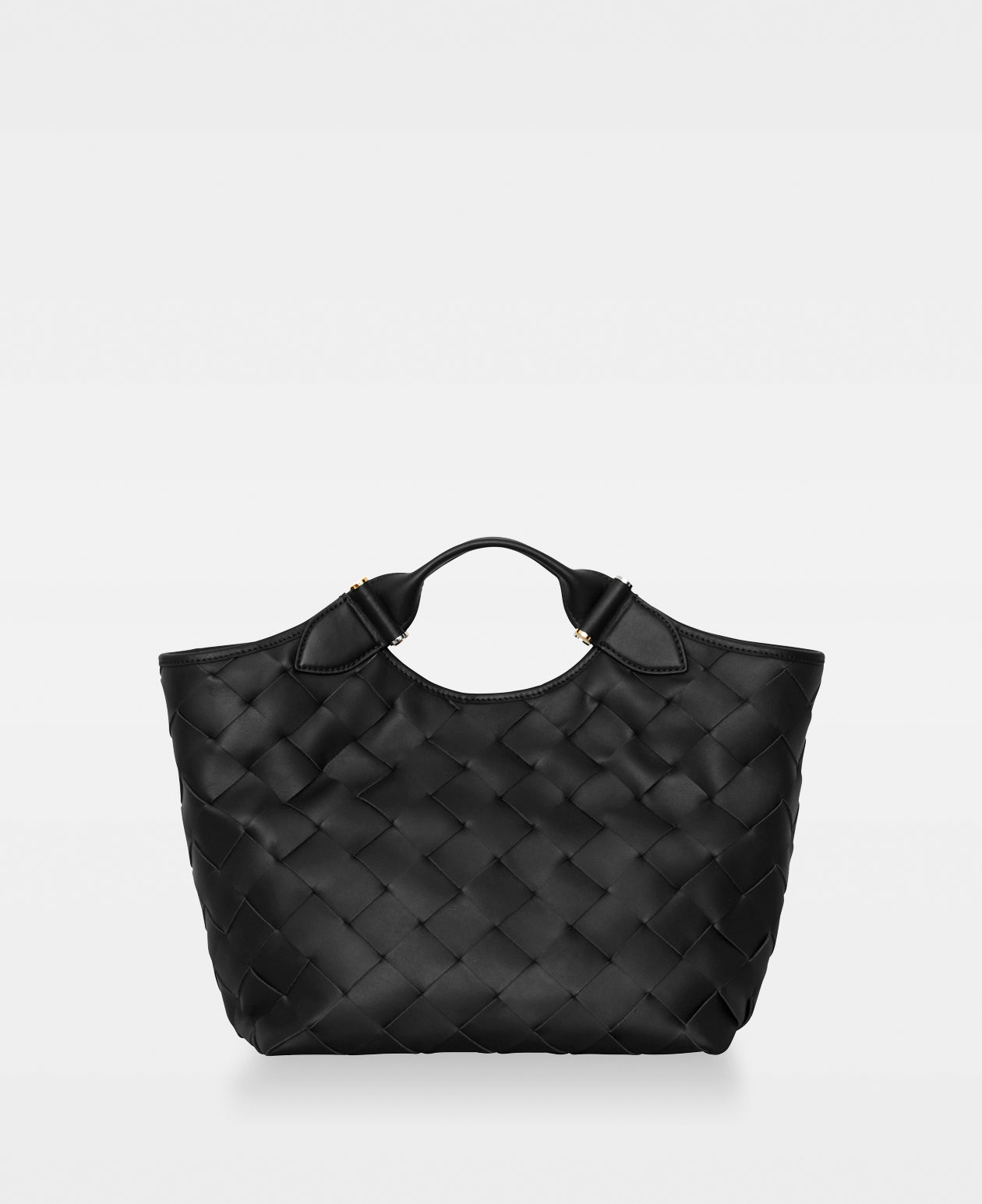 DECADENT COPENHAGEN JESSICA woven tote Totes Black