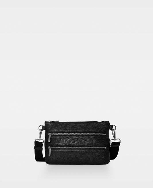 side vant længde APRIL small crossbody bag - Black | Køb online med Fri Fragt