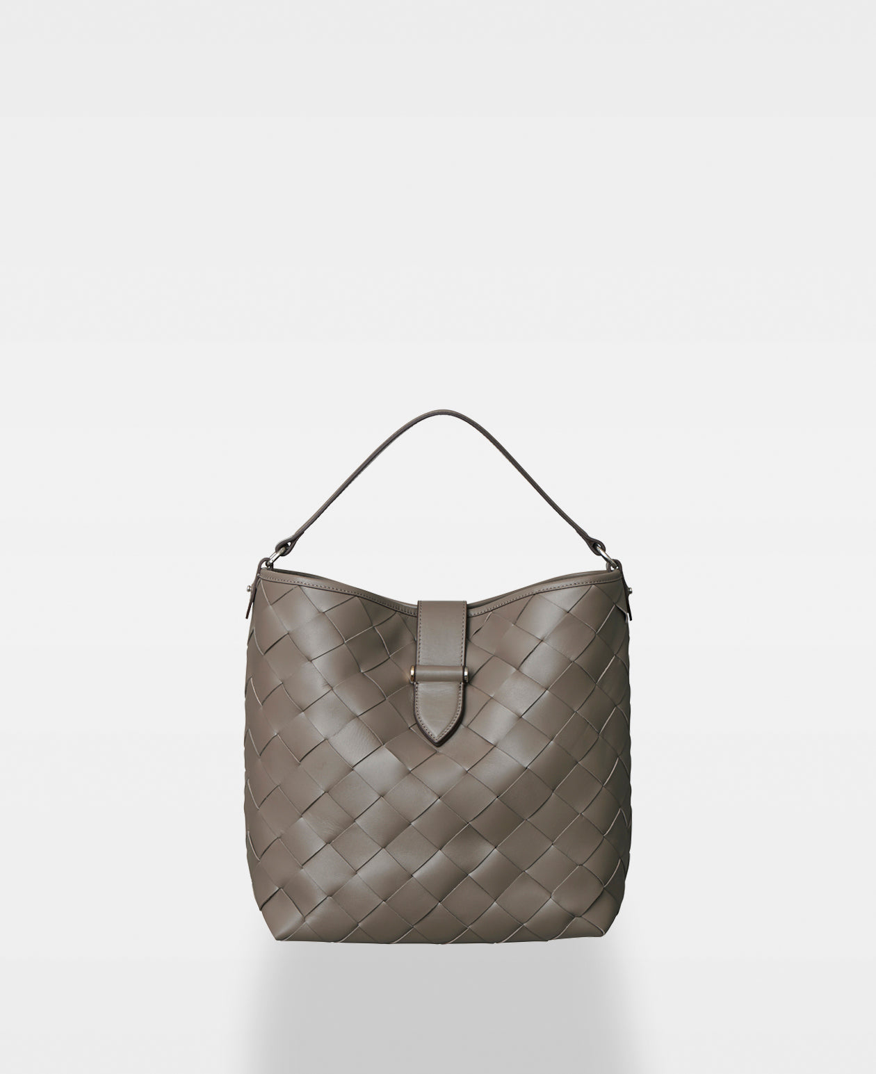 DECADENT COPENHAGEN LOIS woven bucket bag Håndtasker Clay