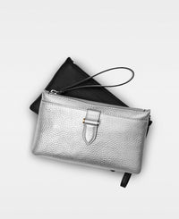 DECADENT COPENHAGEN MANDY purse Clutches Silver Metallic