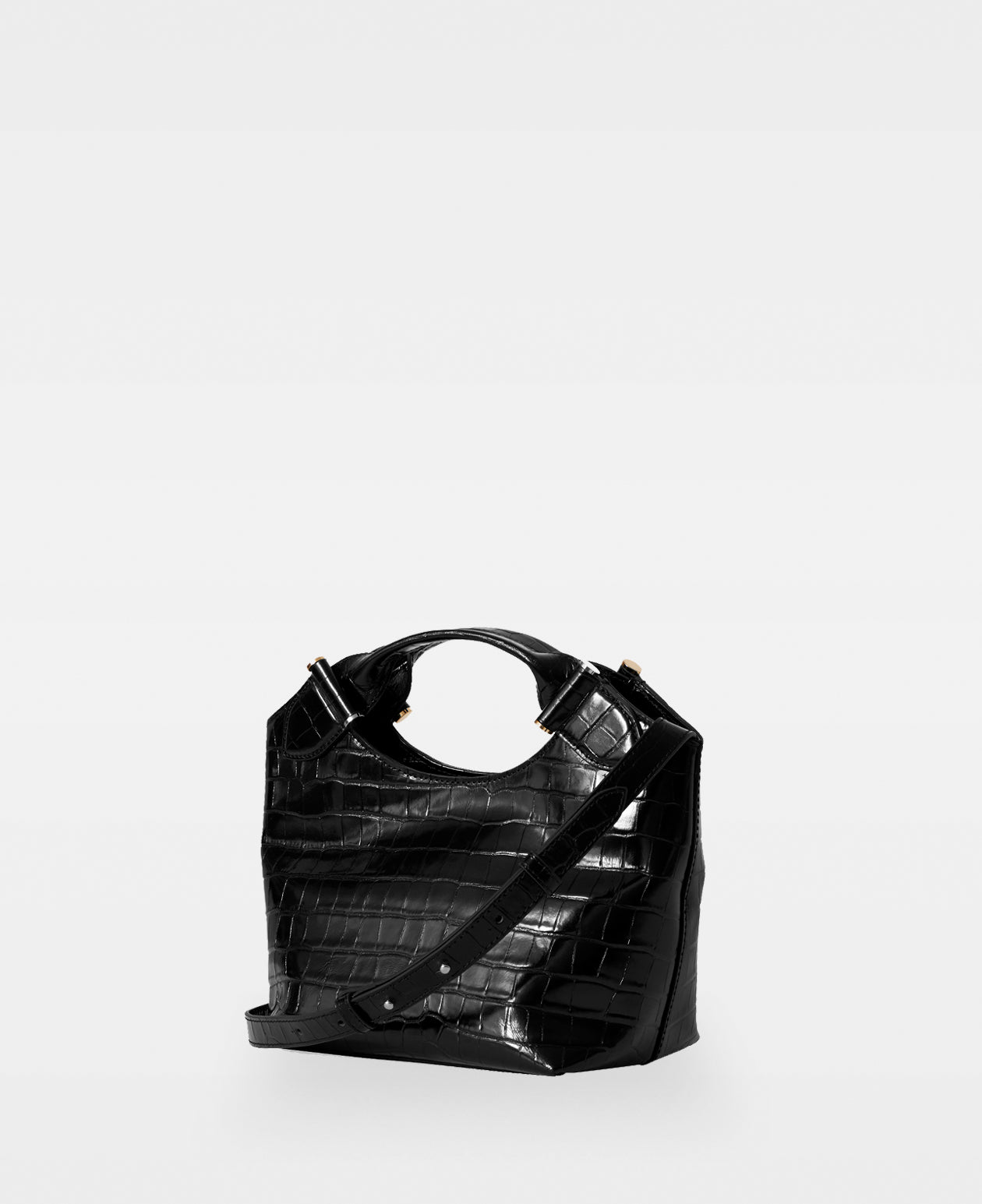 DECADENT COPENHAGEN MINNA small tote Totes Croco Black