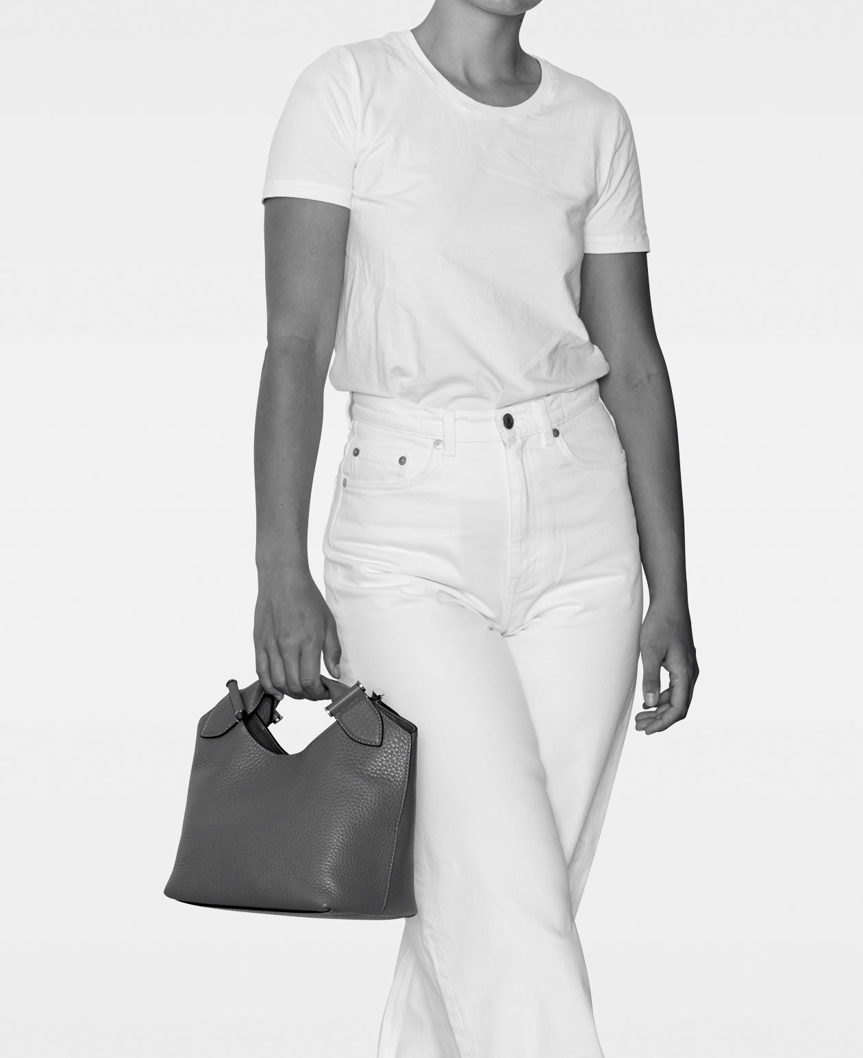 DECADENT COPENHAGEN MINNA small tote Totes White