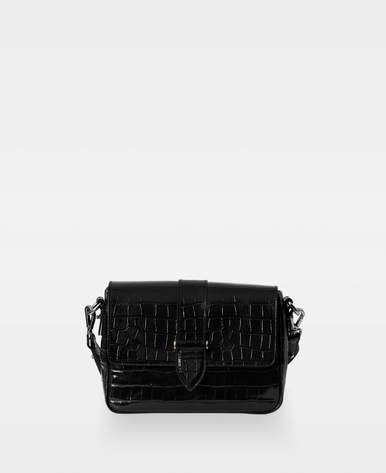 DECADENT COPENHAGEN NICKY crossbody bag Crossbody tasker Croco Black