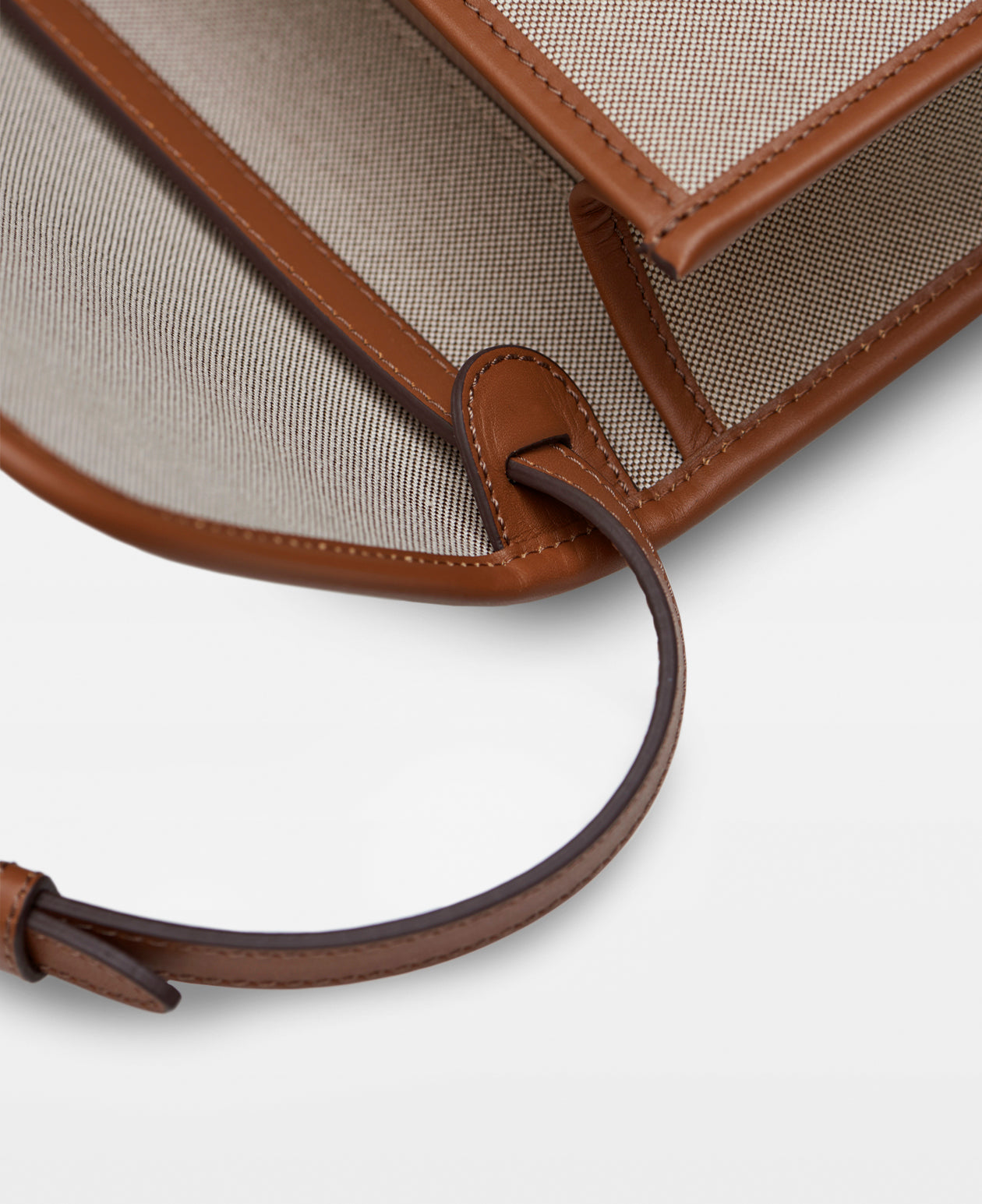 DECADENT COPENHAGEN PATTI canvas clutch Clutches Cognac 