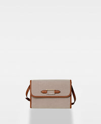 DECADENT COPENHAGEN PATTI canvas clutch Clutches Cognac 