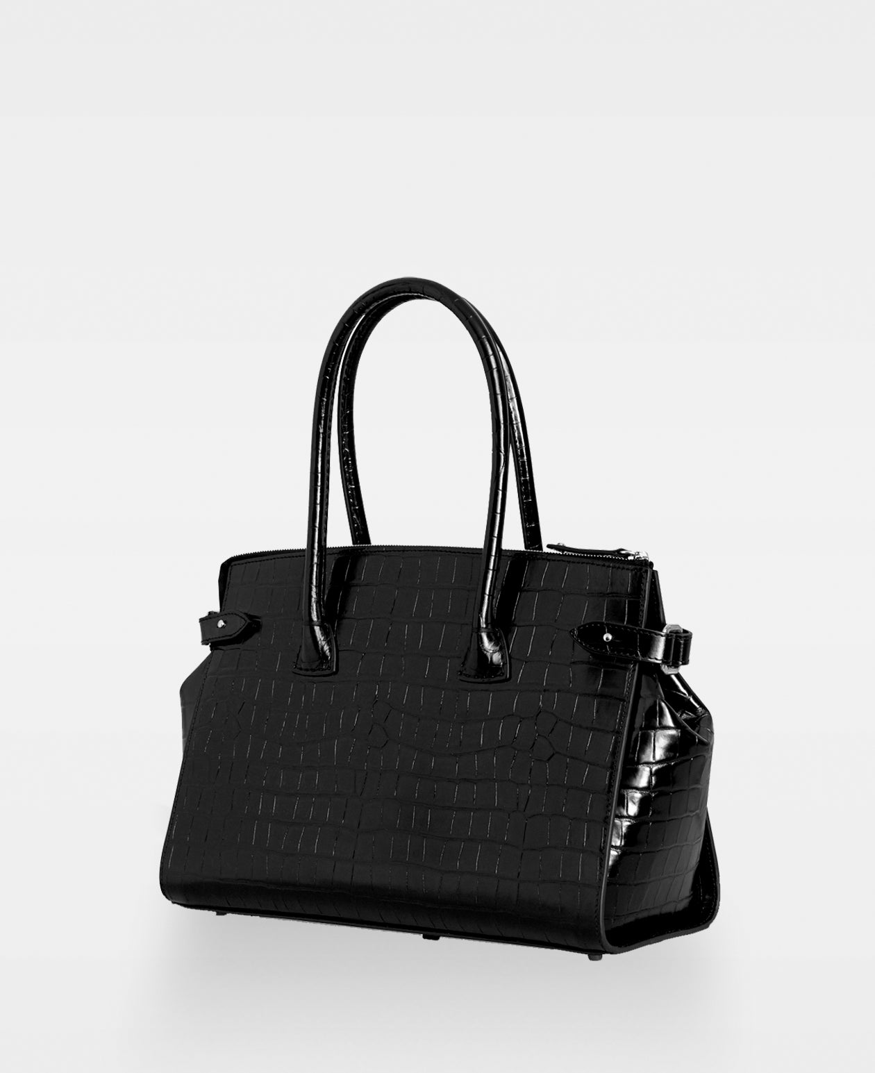 DECADENT COPENHAGEN SCARLET small shopper Shoppere Croco Black