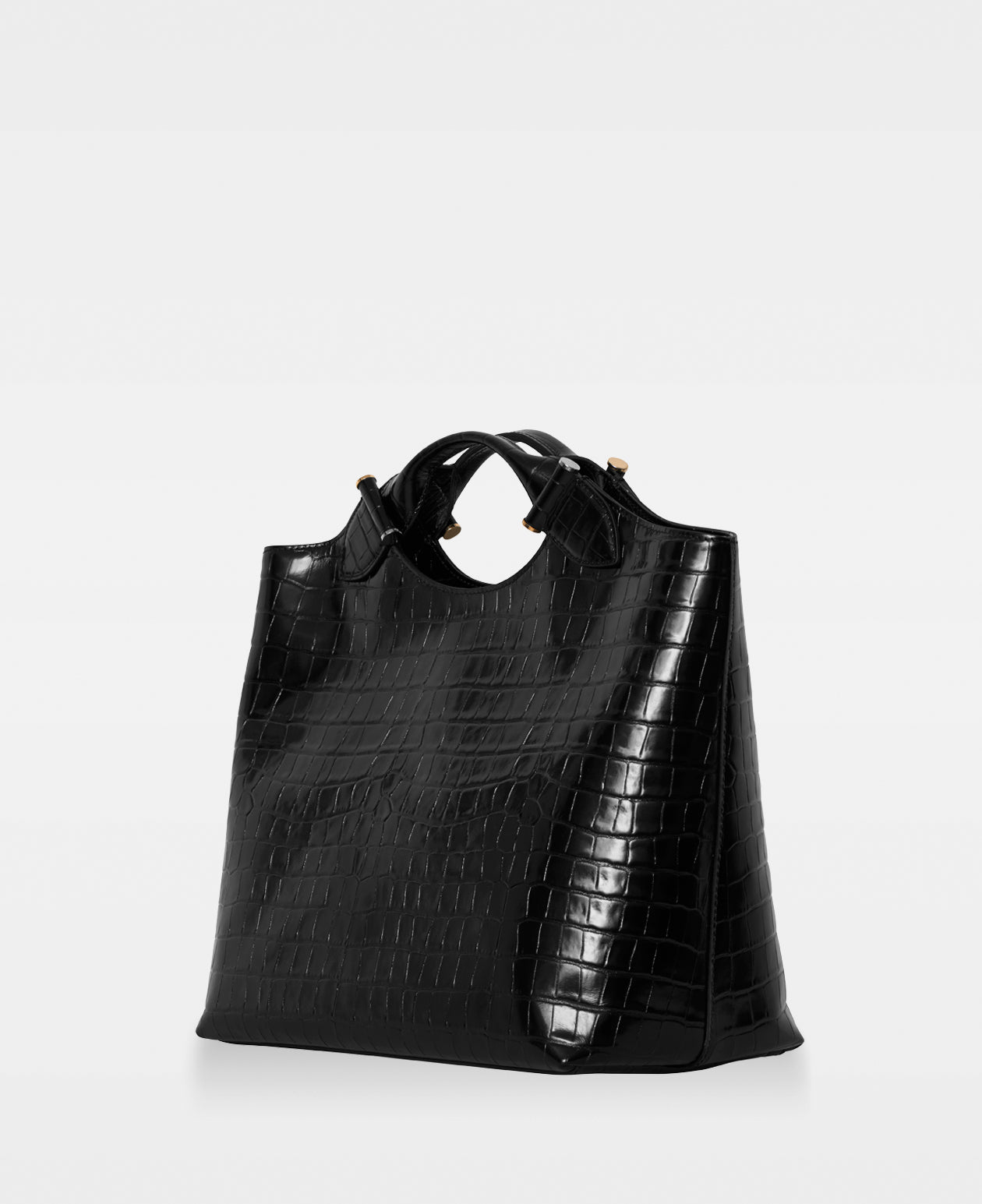 DECADENT COPENHAGEN STELLA big tote Totes Croco Black