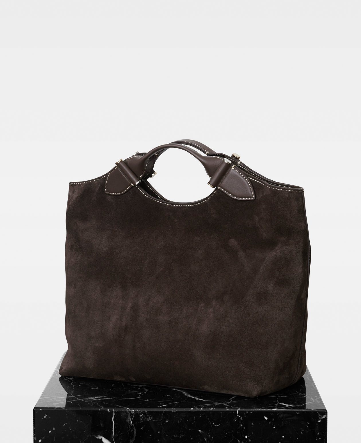 DECADENT COPENHAGEN STELLA big tote Totes Suede Dark Brown