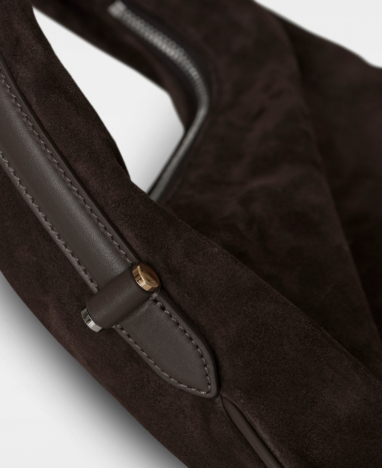 DECADENT COPENHAGEN TRACY small shoulder bag Skuldertasker Suede Dark Brown