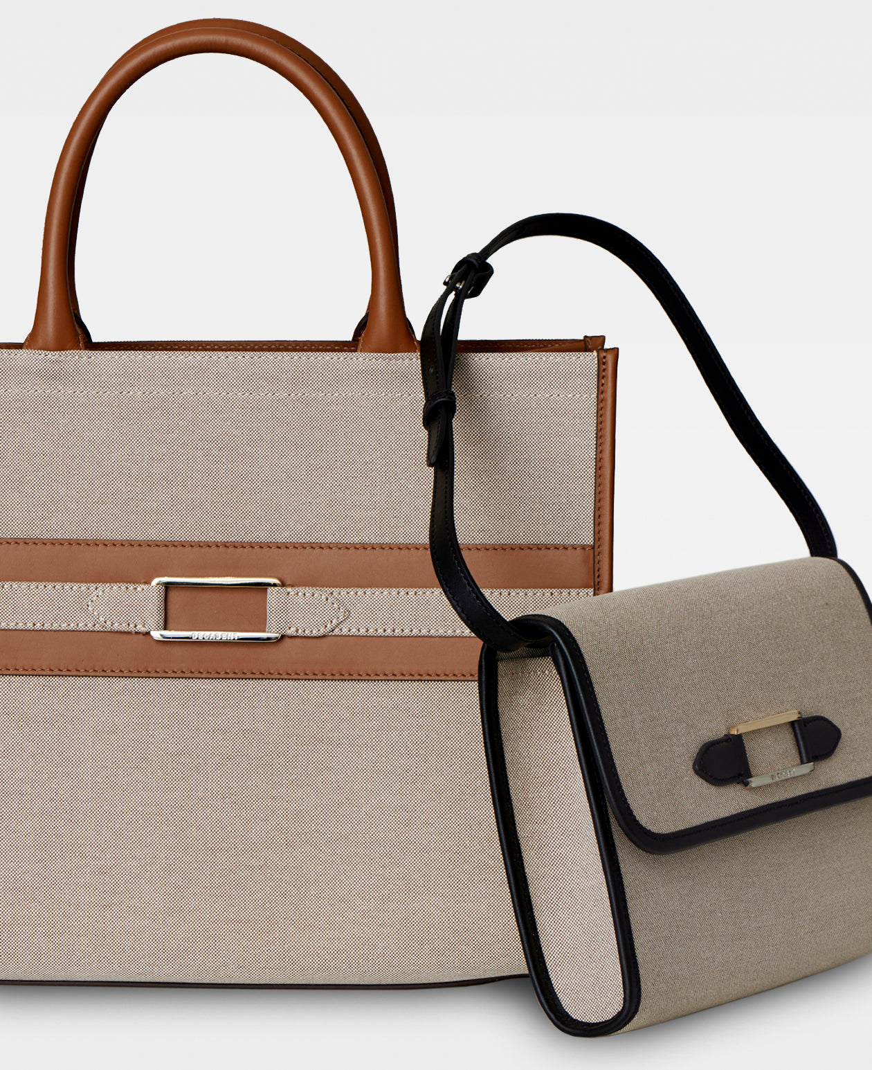DECADENT COPENHAGEN WILLOW canvas tote Totes Cognac 