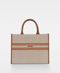 DECADENT COPENHAGEN WILLOW canvas tote Totes Cognac 